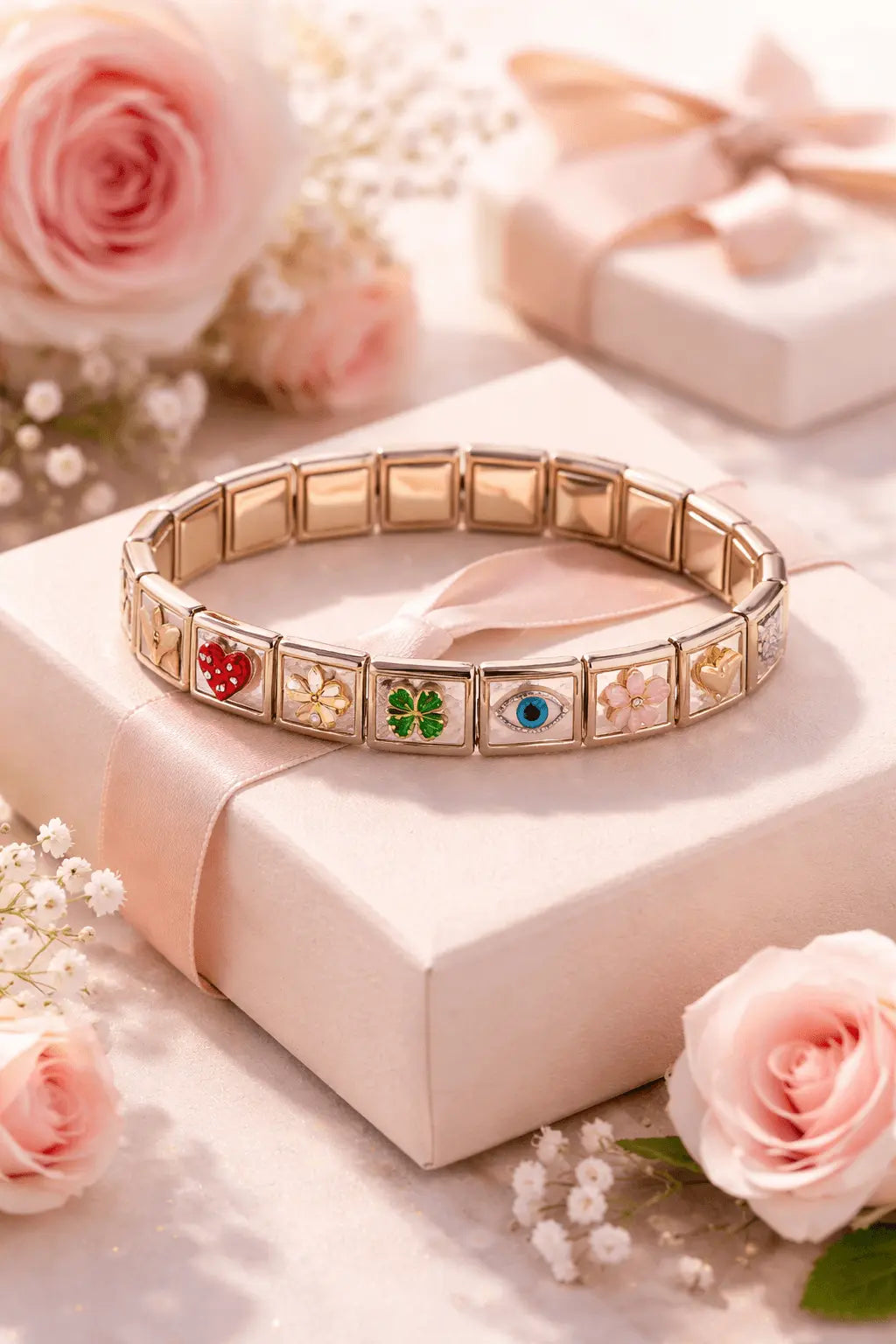 Bracelet italien : idée cadeau original pour femme Le charm italien