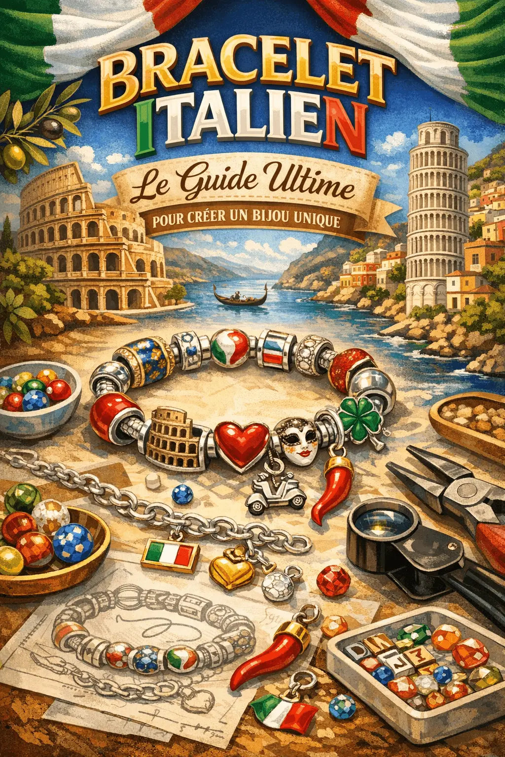 Bracelet italien : le guide ultime pour créer un bijou unique Le charm italien