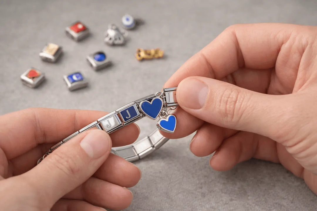 Comment ajouter un charm sur un bracelet italien facilement Le charm italien