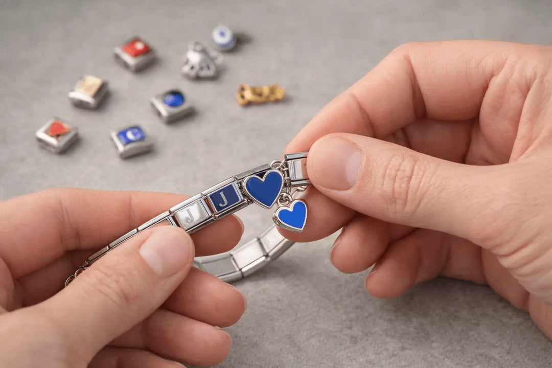 Comment ajouter un charm sur un bracelet italien facilement Le charm italien