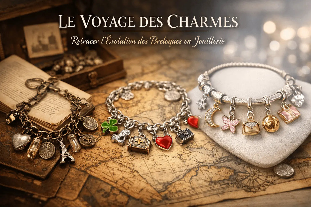 Le voyage des charmes : retracer l’évolution des breloques en joaillerie Le charm italien