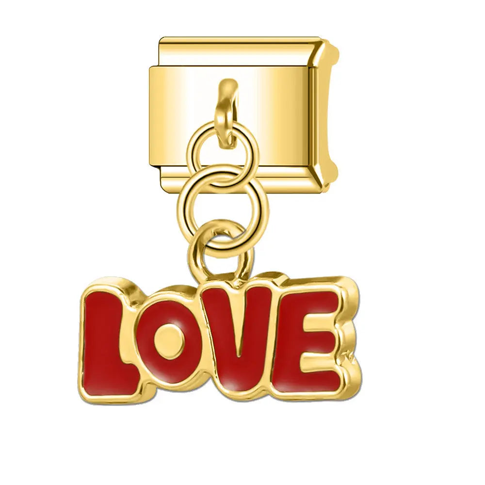 Pendentif-doré Le charm italien