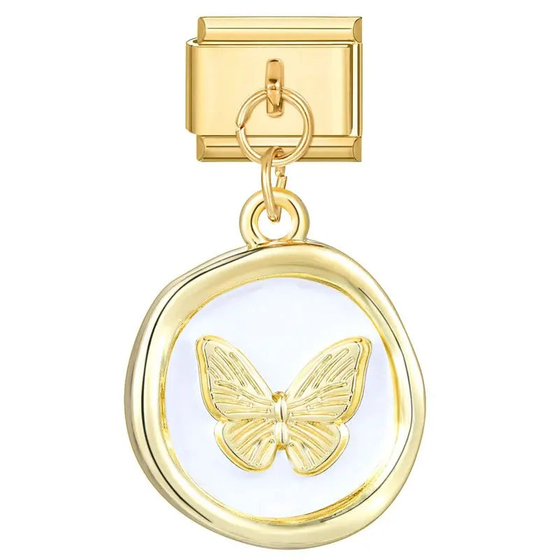 Blanc papillon doré Le charm italien