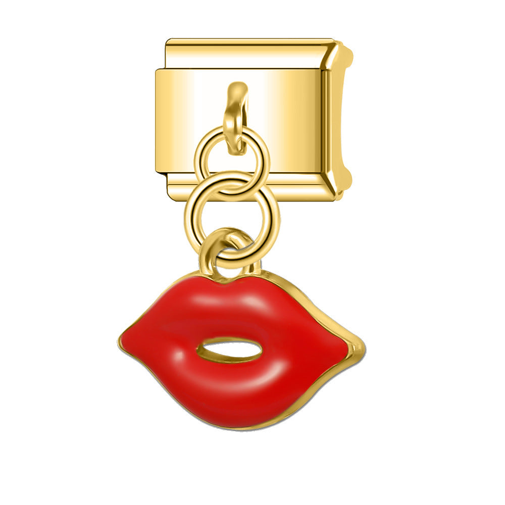 Bouche sexy rouge - Le charm italien