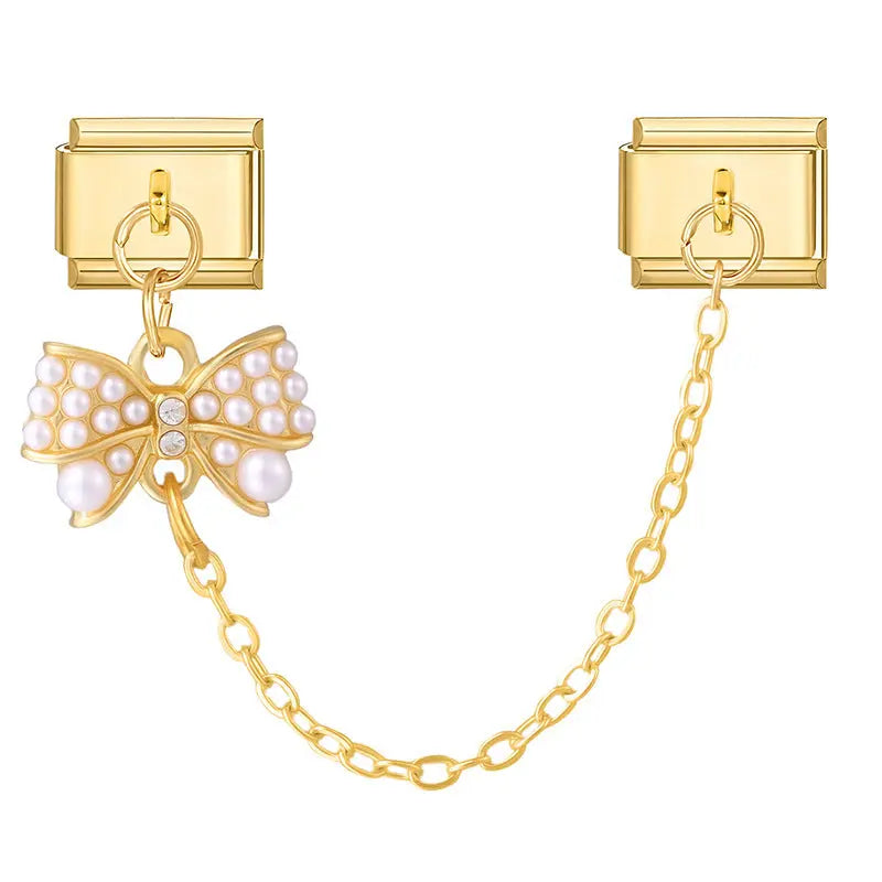 Chaine de charm et ruban Le charm italien