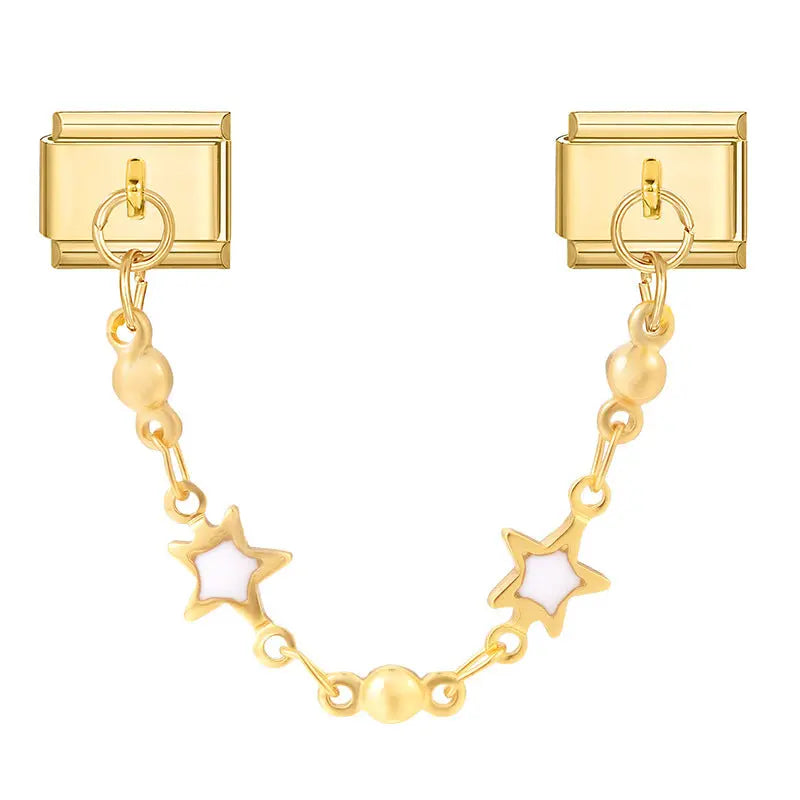 Chaine de charm étoilée Le charm italien