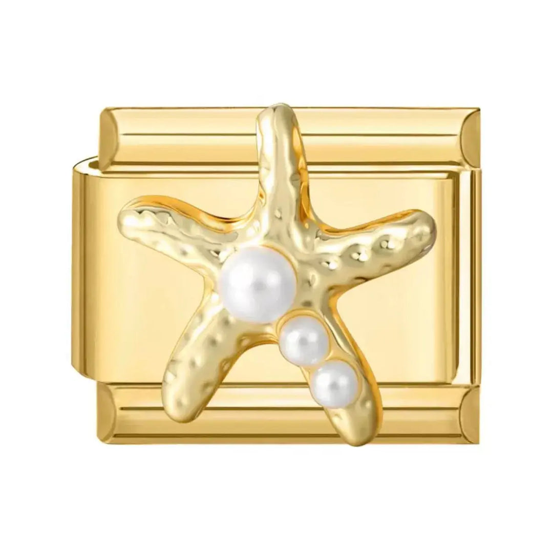 Charm Italien Étoile de Mer Nacrée