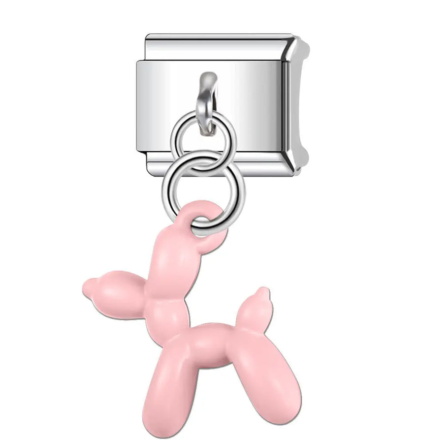 Chien en ballon rose Le charm italien