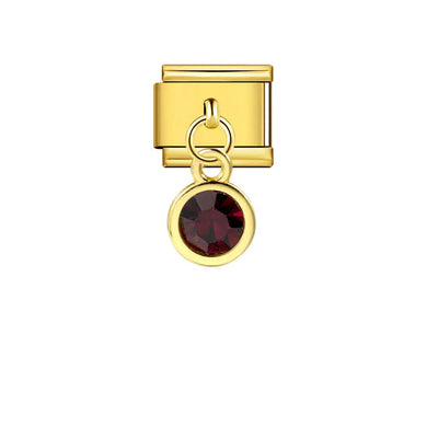 Charm Pendentif Pierre Grenat