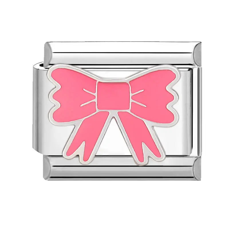 Noeud rose Le charm italien