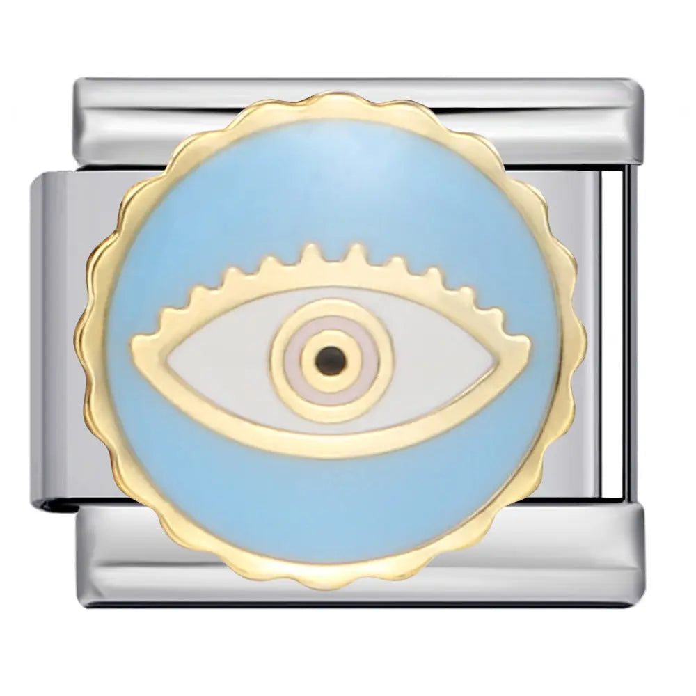 Oeil bleu Egyptien Le charm italien
