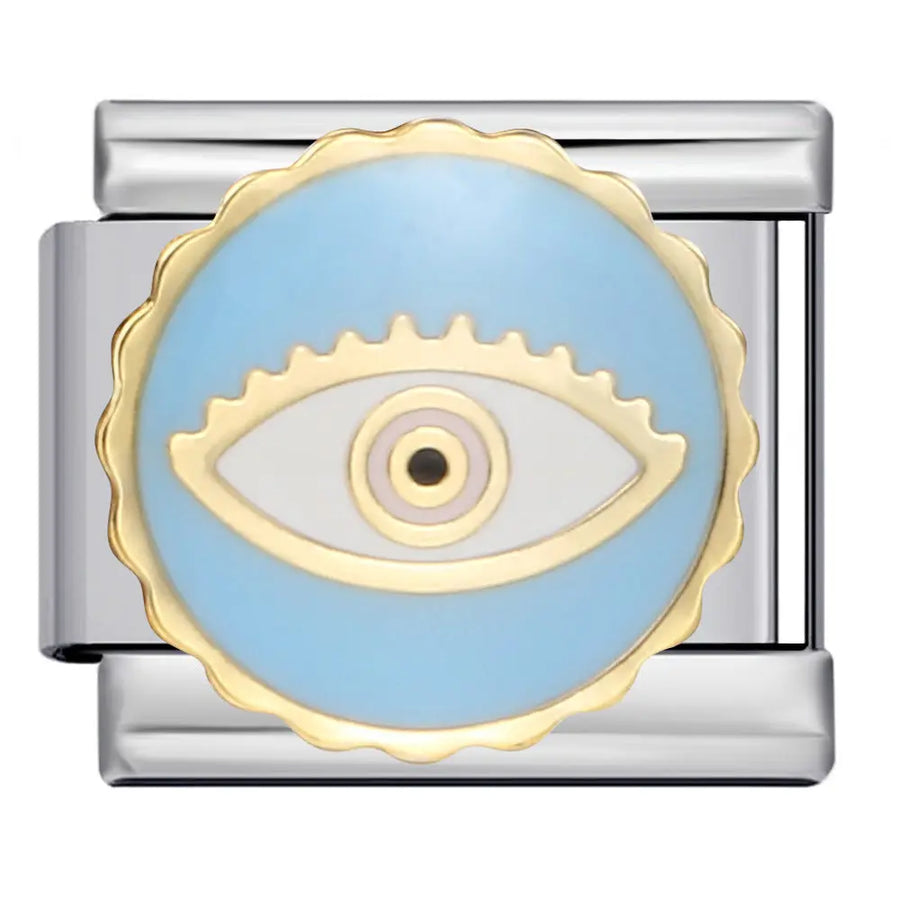 Oeil bleu Egyptien Le charm italien