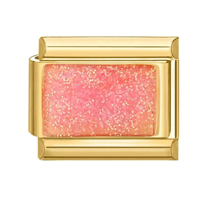 Charm Paillettes Roses