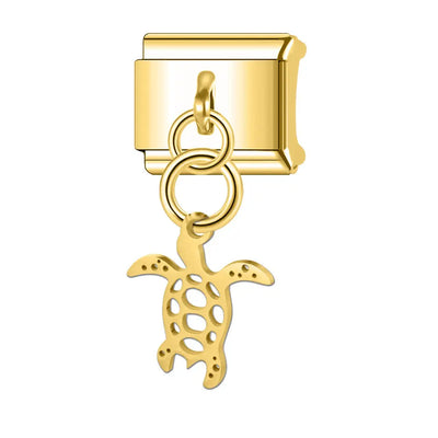 Charm Pendentif Tortue Dorée