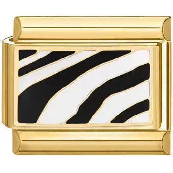 Charm Zèbre Noir et Blanc
