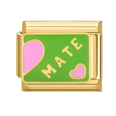 Charm Mate Vert et Doré
