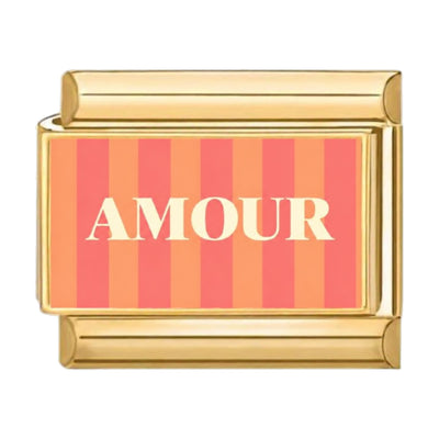 Charm Amour Rayé Corail