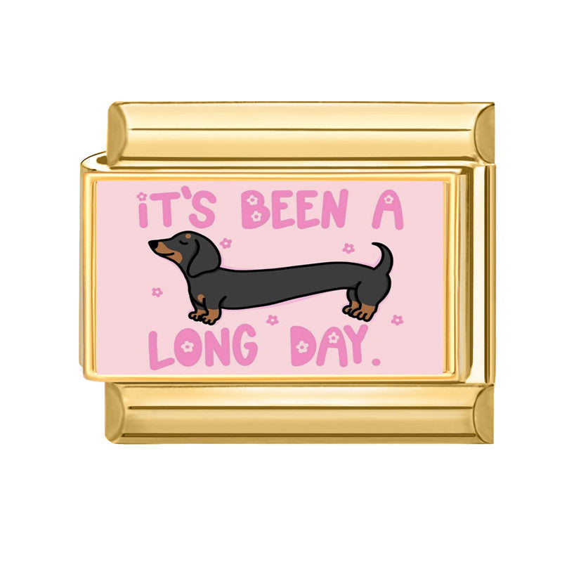 charm italien LONGUE JOURNEE TECKEL