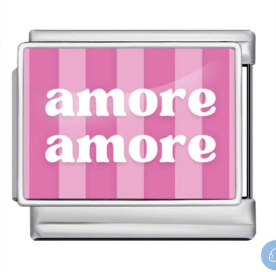 Charm Amore Rose Rayures