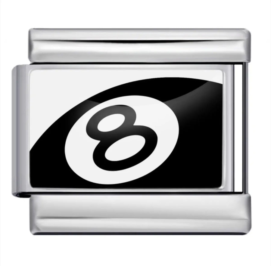 charm italien BOULE DE BILLARD 8 Le Charm Italien