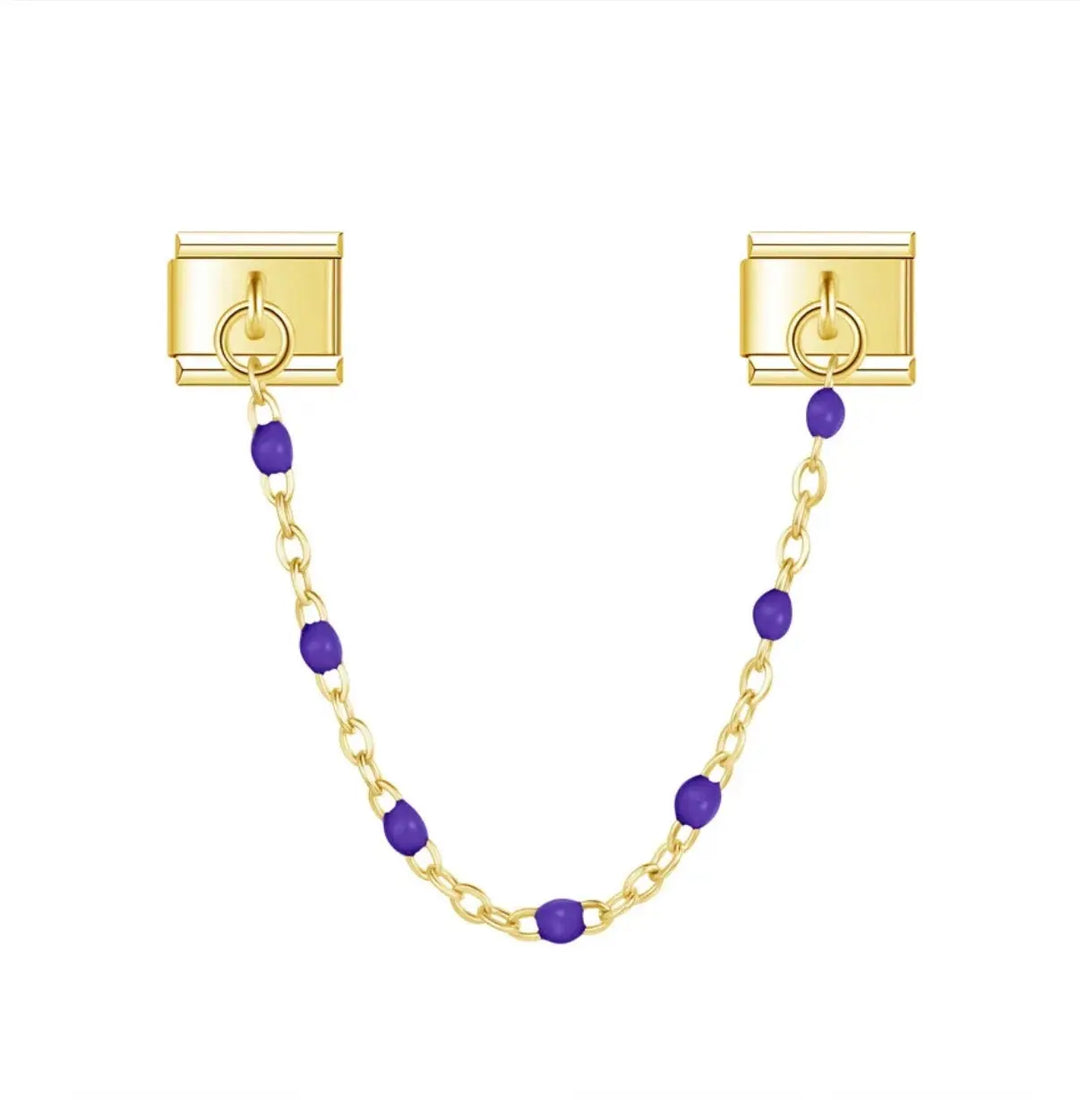 charm italien CHAINE VIOLETTE Le Charm Italien
