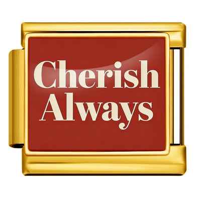 Charm Cherish Always Bordeaux Doré