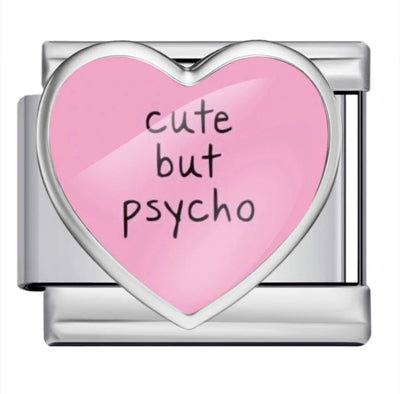 Charm Coeur Cute But Psycho Rose
