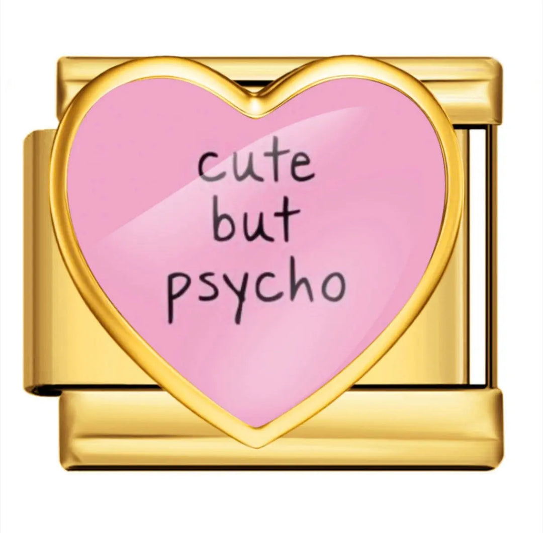 charm italien COEUR CUTE BUT PSYCHO Le Charm Italien