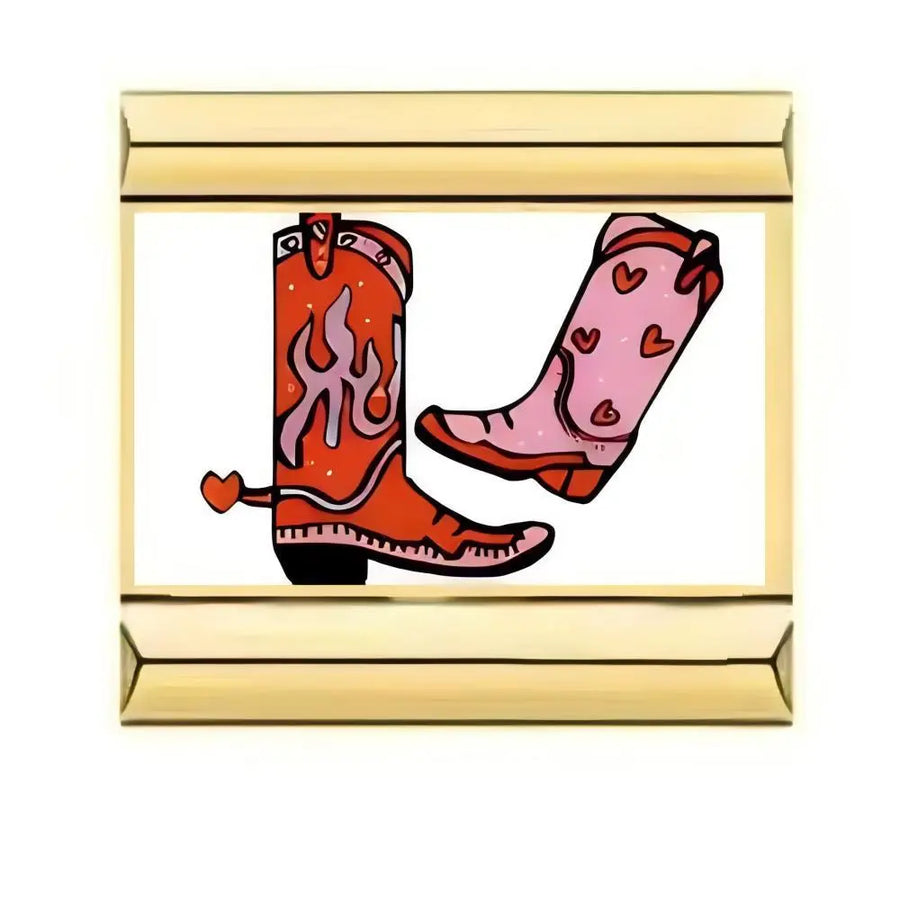 charm italien  COWBOY ROUGE Le charm italien