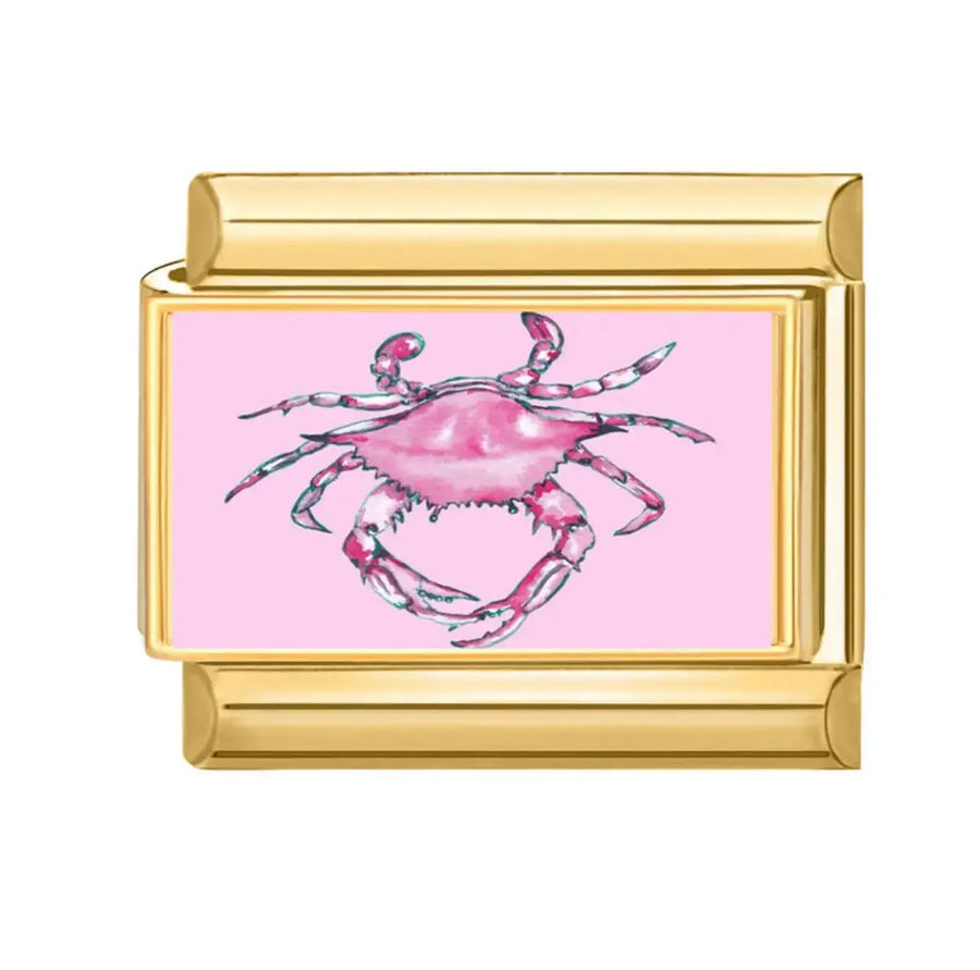 charm italien CRABE ROSE Le Charm Italien