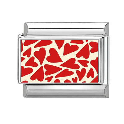 Charm Cœurs Rouges