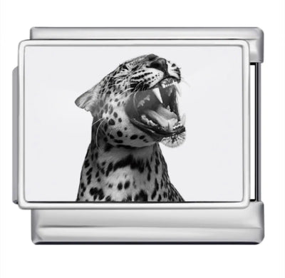 Charm Léopard Noir et Blanc