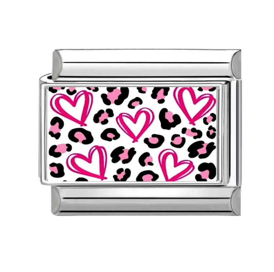 charm italien LEOPARD COEUR Le Charm Italien