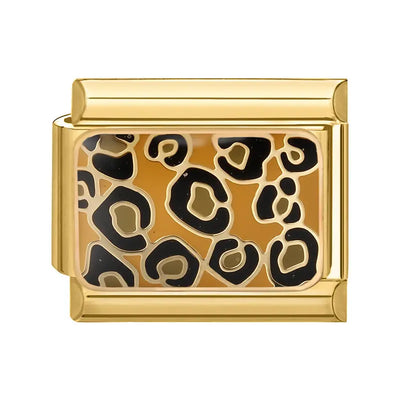 Charm Léopard Caramel