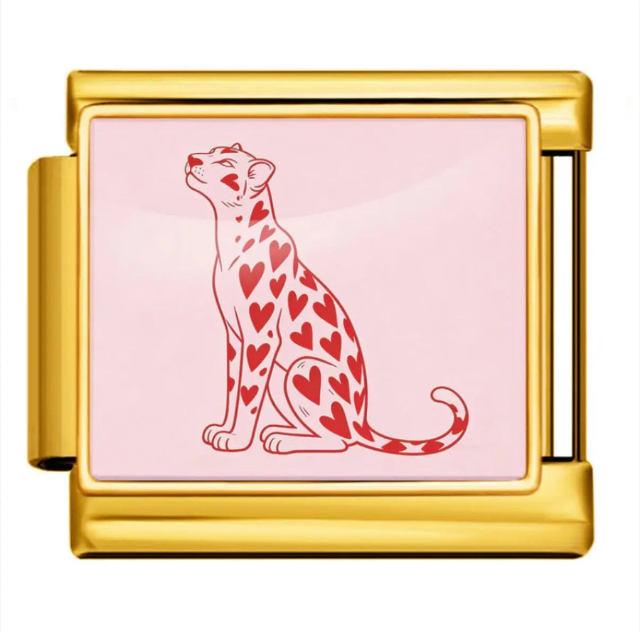 charm italien LEOPARD PENSIF Le Charm Italien