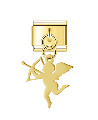 Charm Pendentif Cupidon Doré