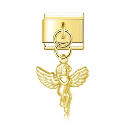 Charm Pendentif Ange Doré
