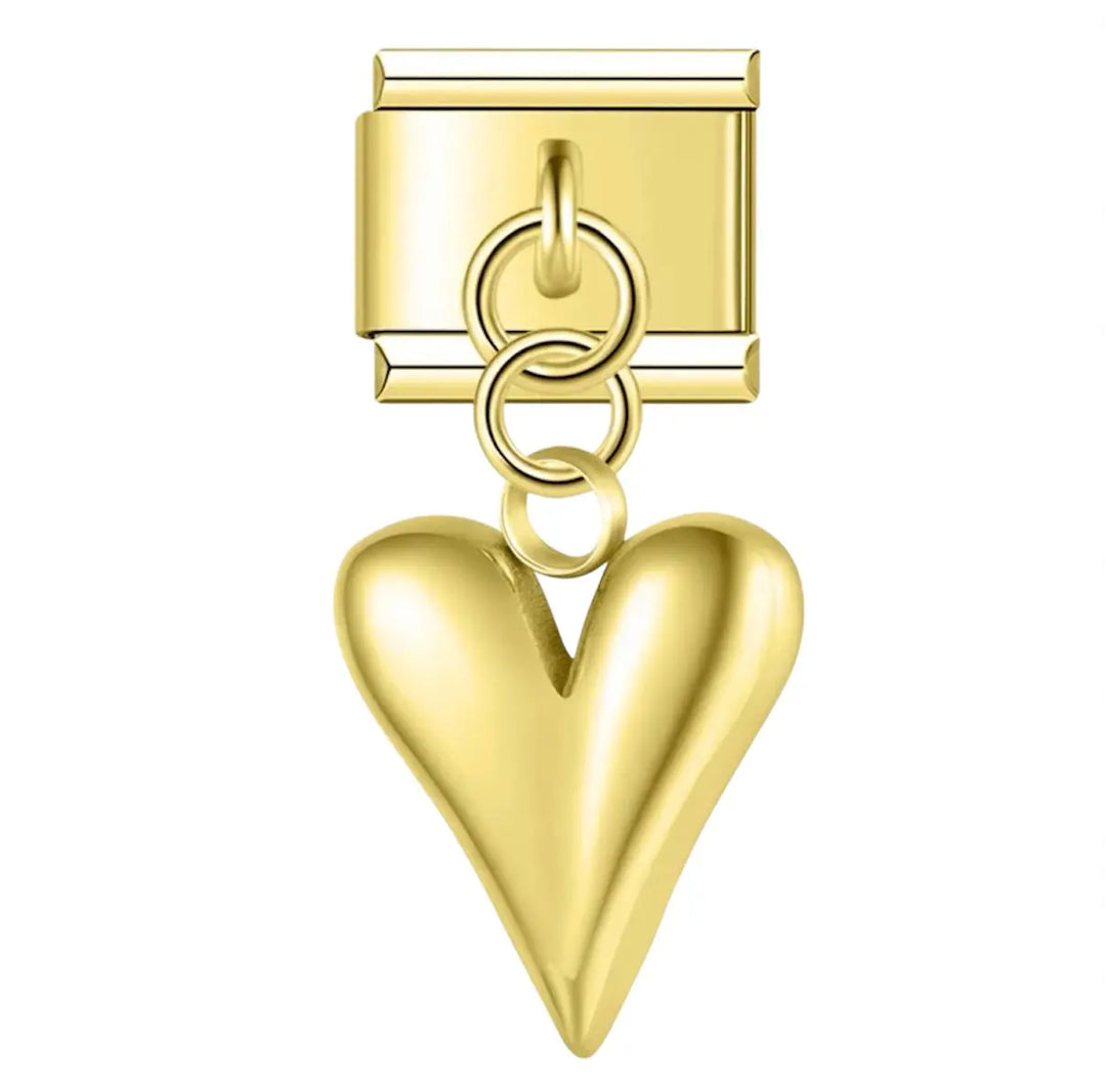 charm italien PENDENTIF COEUR Le Charm Italien