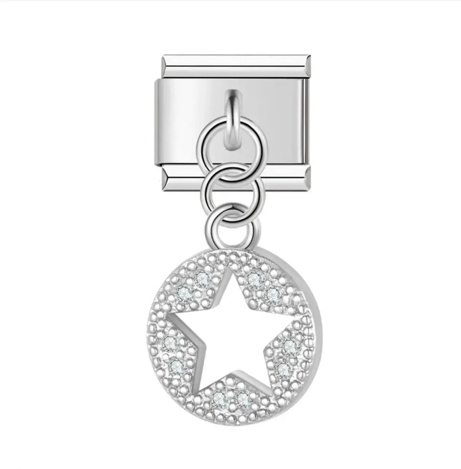charm italien PENDENTIF ETOILE Le Charm Italien