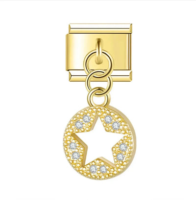 Charm Pendentif Étoile Dorée
