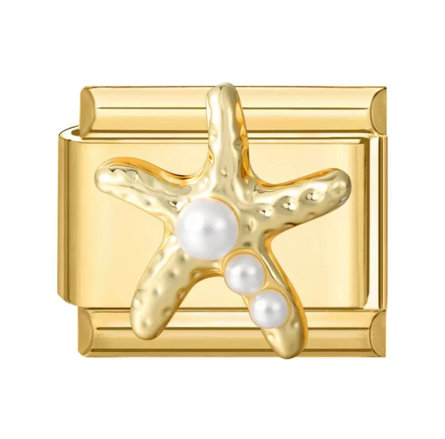 Charm Italien Étoile de Mer Nacrée