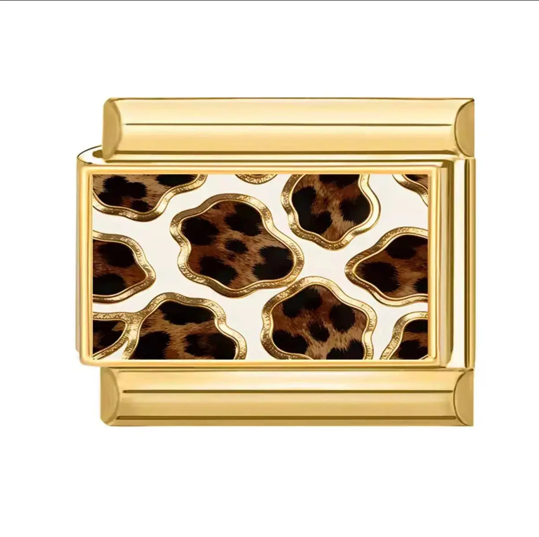 charm italien léopard doré Le Charm Italien