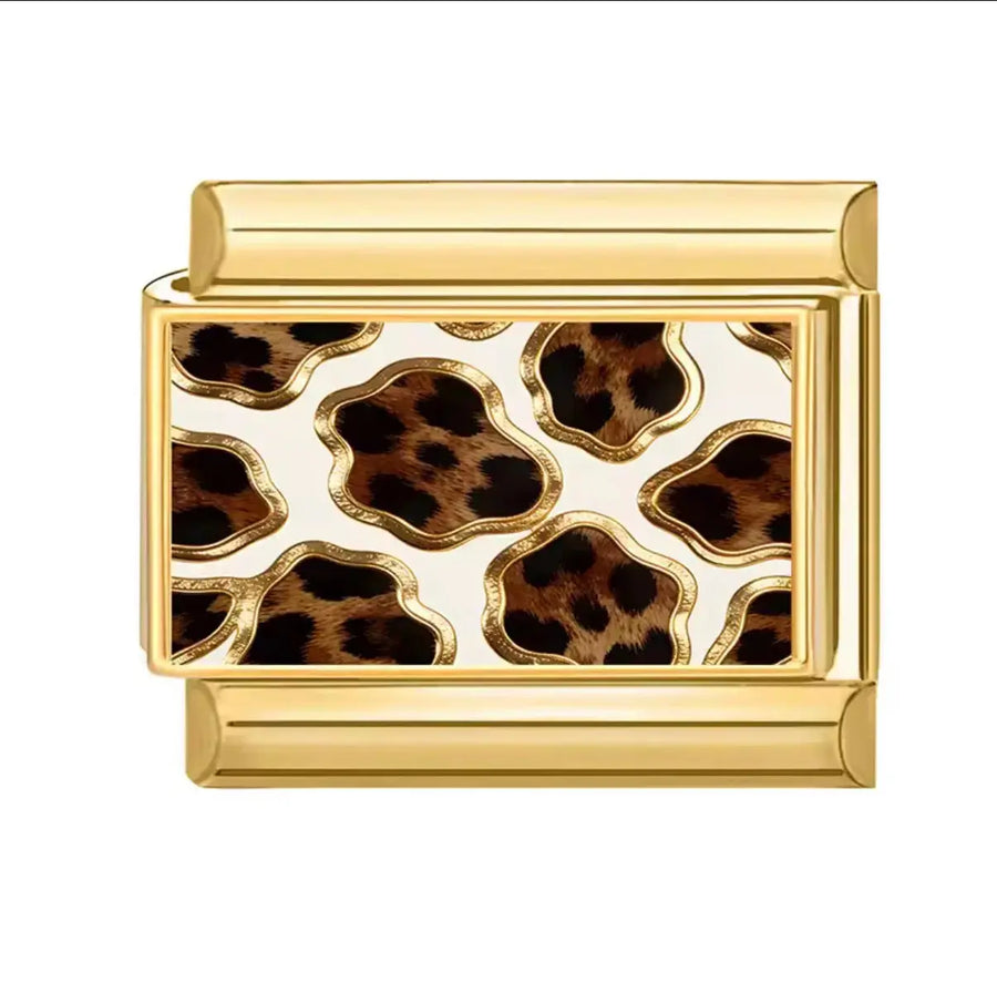 charm italien léopard doré Le Charm Italien