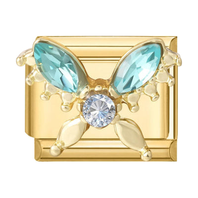 Charm Papillon Turquoise